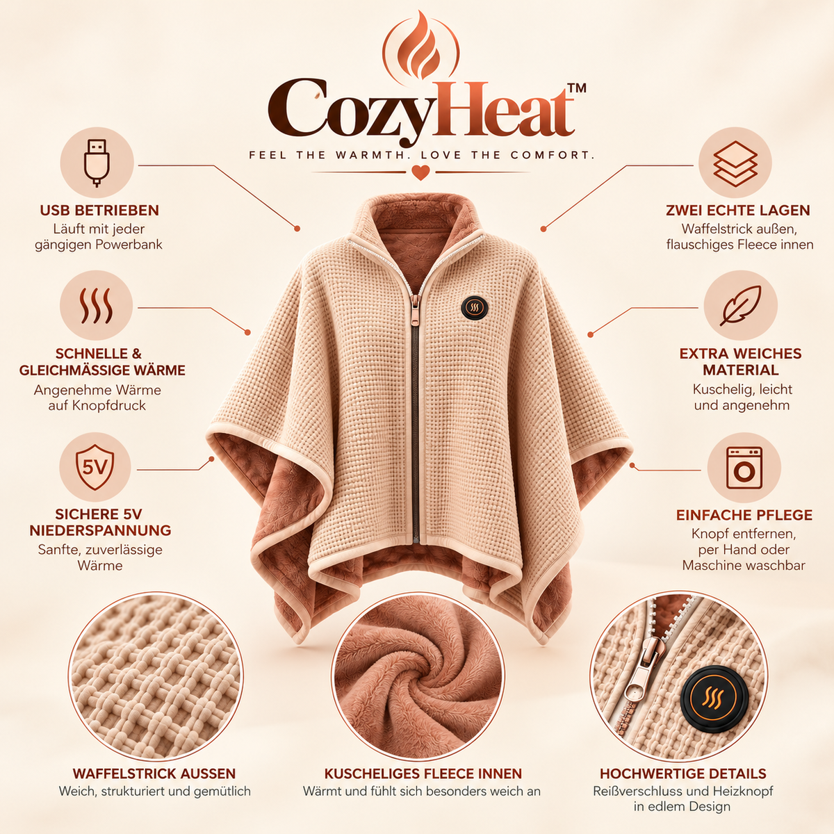 CozyHeat™ Poncho